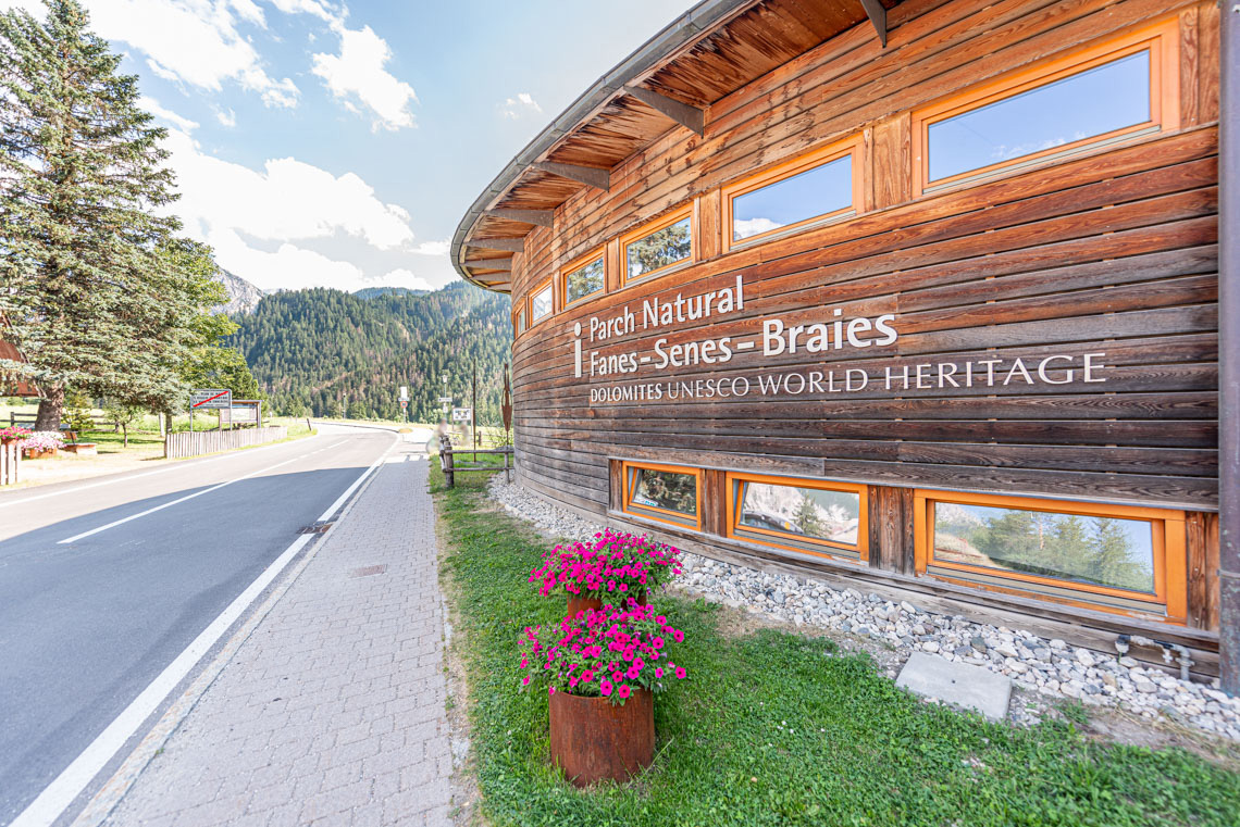 Fanes-Sennes-Prags Nature Park Centre in San Vigilio di Marebbe