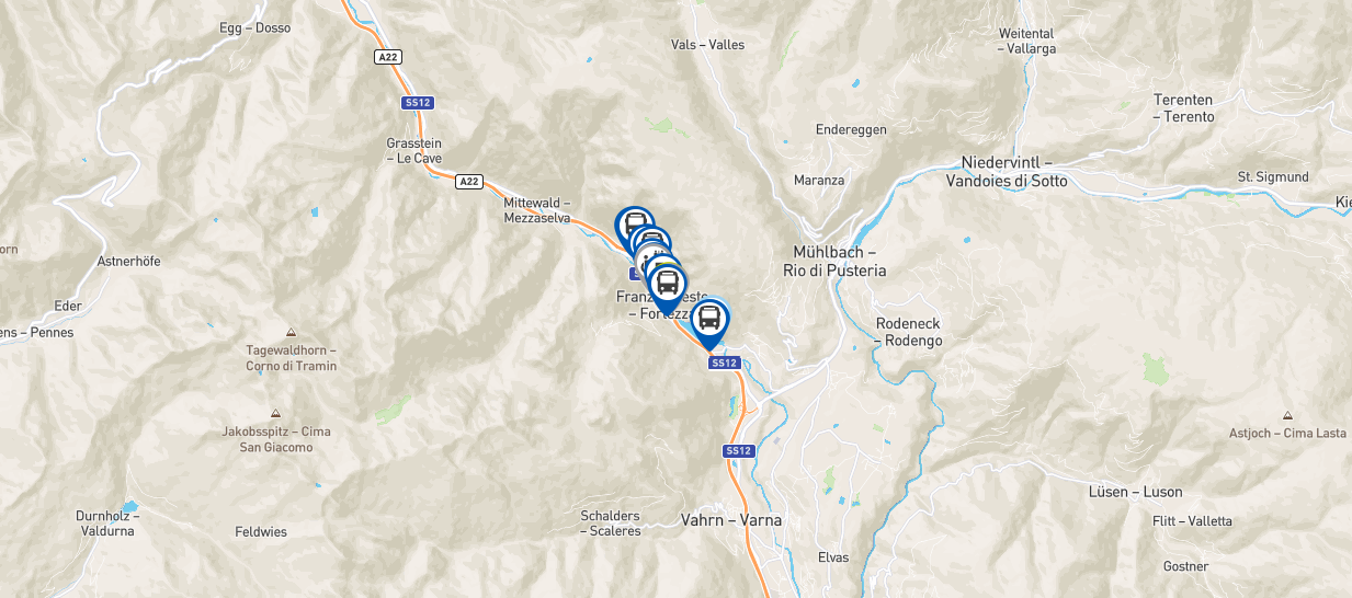 Mappa di Fortezza