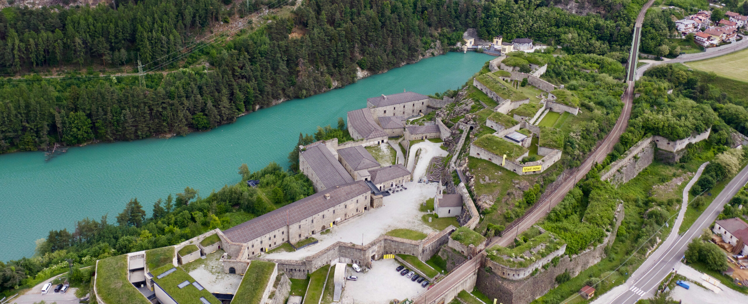 Veduta dall'alto del forte di Fortezza - Alto Adige